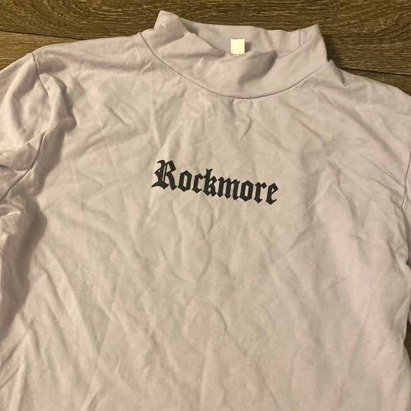 Rockmore stretchy long sleeve y2k crop top - Picture 2 of 8